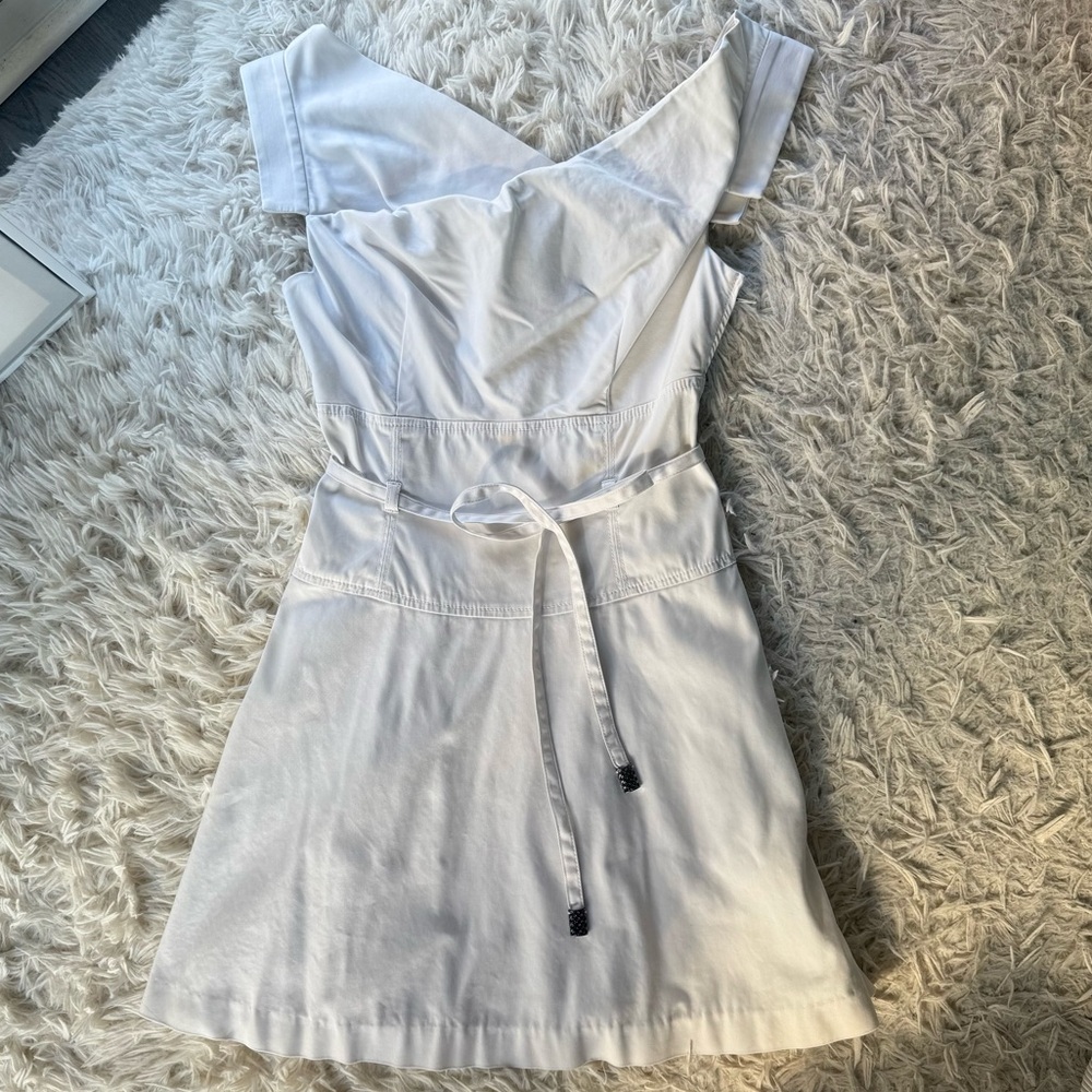 Guess by Marciano White Off-Shoulder Dress